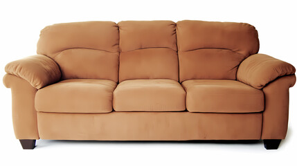 Fototapeta premium photo of a modern couch isolates on a white background 