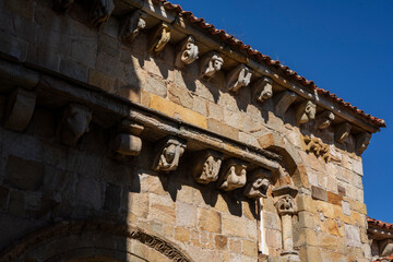 Church of San Cipriano de Bolmir, Romanesque temple from the 12th century, Bolmir village, Campoo de Enmedio, Cantabria, Spain © Tolo