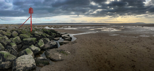 Loughor estuary High Tide Marker