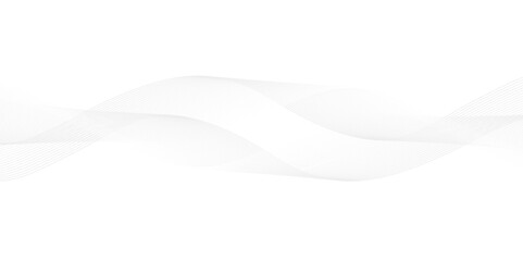 abstract smooth flowing lines. vector wave background. Dynamic sound wave isolated on white background. Musical particle pulsing