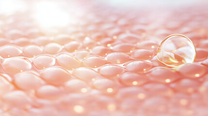 Macro Illustration of Skin Texture in High Detail