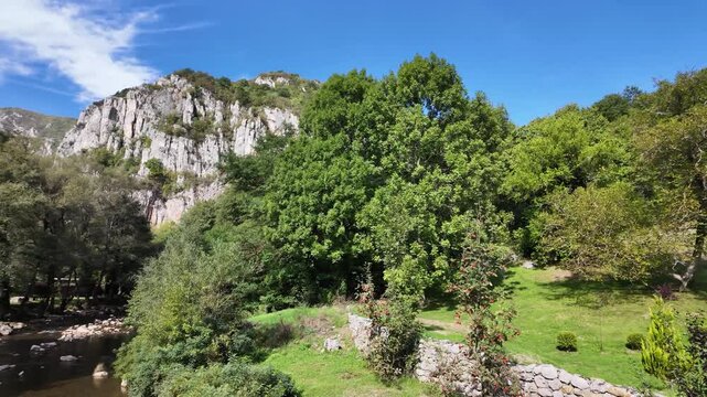 Amazing Summer Landscape of Jerma River Gorge at Vlaska Mountain, Dimitrovgrad region, Serbia