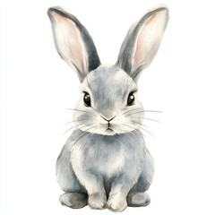 Obraz premium Cute drawing of little bunny rabbit