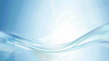 Naklejka premium Simple abstract lines blue gradient business technology background