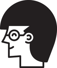 Male Face Avatar Illustration