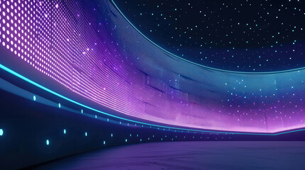 Fototapeta na wymiar led display for wall