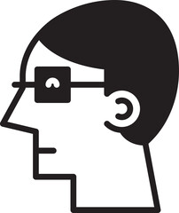 Male Face Avatar Illustration