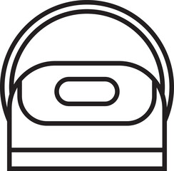 Fashion Handbag Icon Illustration