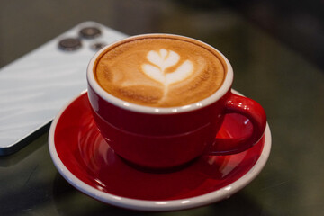 The nice taste of indonesian coffee in Purwokerto City, Central Java, Indonesia. It was taken on november 20, 2024 by a professional. It's a nice coffee with Indonesian culture