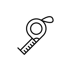 Meter outline icons, minimalist vector illustration ,simple transparent graphic element .Isolated on white background