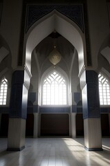 Obraz premium ia generated. interior of the mosque