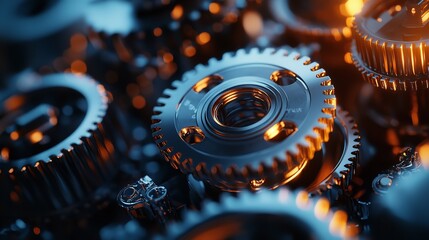 Teamwork Concept Chart with Business Elements 16k Resolution