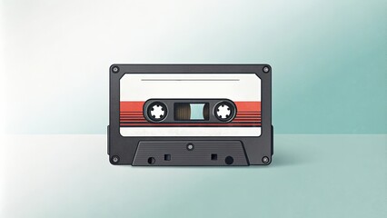 Obraz premium minimalist cassette background