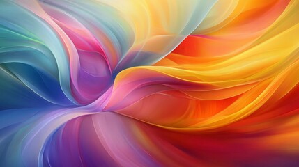 Obraz premium Bright colors, Geometric shapes, Abstract patterns, Movement and flow, Textures and layers, Lifelike images, for design.