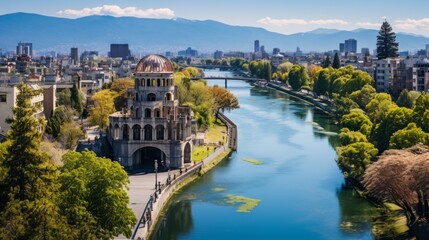 Resilience and Remembrance: Exploring Hiroshima's Atomic Bomb Dome and Motoyasu River