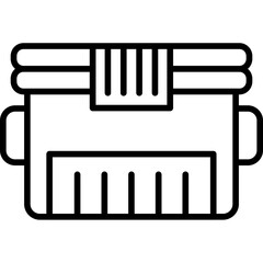 Hot Food Container Icon