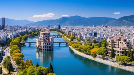 Memories of Devastation: Exploring Hiroshima's Atomic Bomb Dome and Motoyasu River - Captured in 