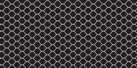 Mesh texture for fishing nets. Seamless pattern for sportswear or soccer goal, volleyball net, basketball hoop, hockey, athletics. vektor