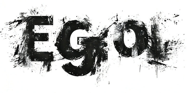 The word "egol" is written in a messy, spray-painted style
