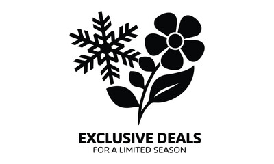 Seasonal Offer Concept - Minimal Vector Designs