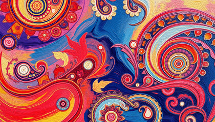 Pattern for fabrics, covers, leaflets, business cards, Happy Birthday cards, Wedding Invitations, for use in graphics