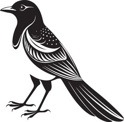 Naklejka premium cuban trogon bird vector illustration