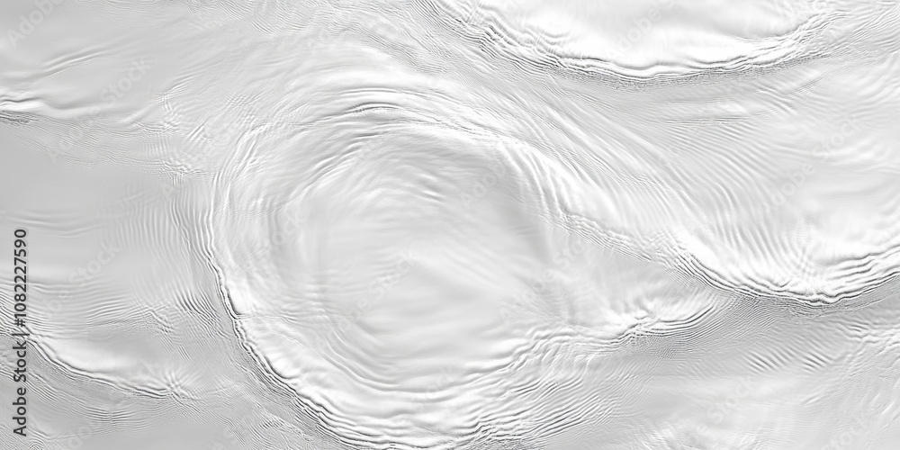 Poster abstract white textured background with smooth curves and subtle waves emphasizing minimalism and el