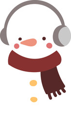 눈사람 일러스트