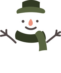 눈사람 일러스트