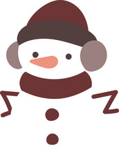 눈사람 일러스트