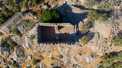 Temple of Apollo in kapikiri in Turkey