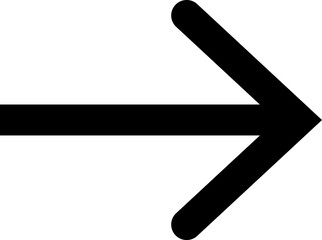 Arrow icon. Black Arrows illustration isolated on white.