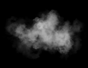 smoke on black background