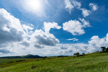 夏空の美ヶ原