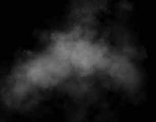 Fototapeta premium smoke on black background