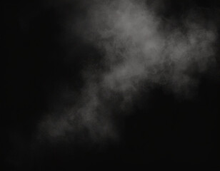 smoke on black background