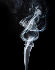 Obraz premium smoke on black background