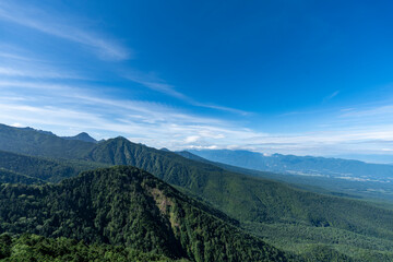 夏空の天狗岳