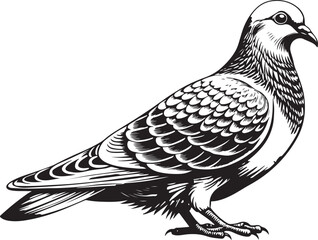Obraz premium grenada dove bird vector illustration