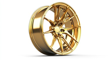 Golden Alloy Wheel