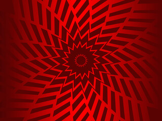 High contrast shiny red twisted futuristic abstract background. Abstract technology graphic banner design. Vector corporate background.