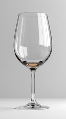 Refined golden reflections adding charm to a crystal clear wine glass display picture