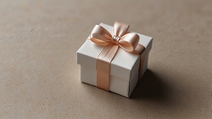 Elegant White Mini Gift Box for Rings and Accessories