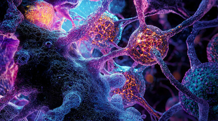 High-resolution image of bio-printed vascular networks, intricate cell patterns, advanced biolab equipment 