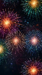 Fototapeta premium fireworks in the night sky