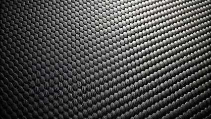 Aerial black kevlar abstract texture background, closeup metallic surface, plastic composite