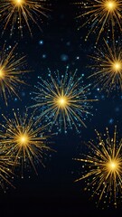 Fototapeta premium fireworks on the night sky