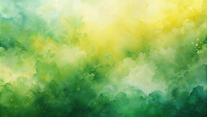 Obraz premium abstract watercolor background with green yellow Forced Perspective