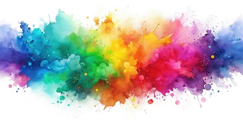 Fototapeta premium abstract watercolour background with splashes