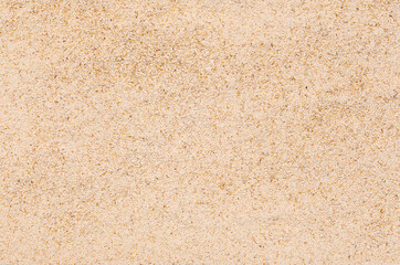 Macro photography of coarse whole-grain oat flour, raw ingredient, dietary fiber, bran, gluten, grounded oatmeal
